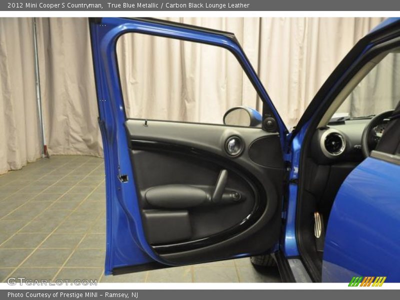True Blue Metallic / Carbon Black Lounge Leather 2012 Mini Cooper S Countryman