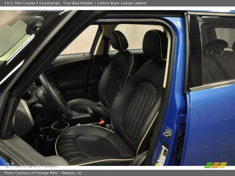 True Blue Metallic / Carbon Black Lounge Leather 2012 Mini Cooper S Countryman