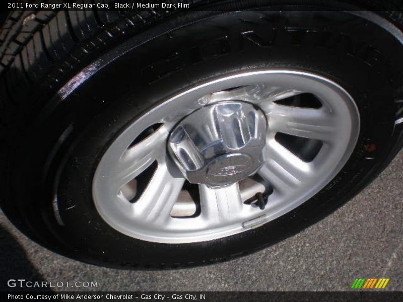 Black / Medium Dark Flint 2011 Ford Ranger XL Regular Cab