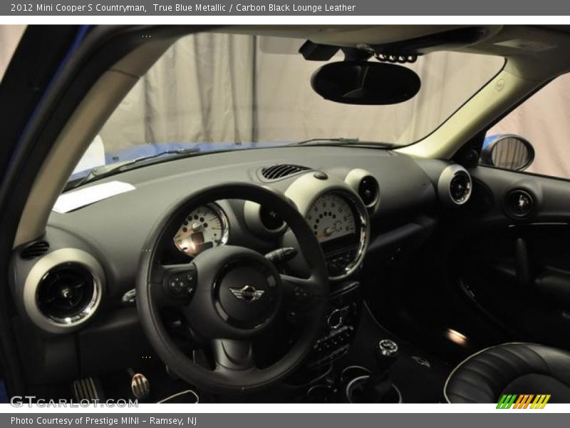 True Blue Metallic / Carbon Black Lounge Leather 2012 Mini Cooper S Countryman