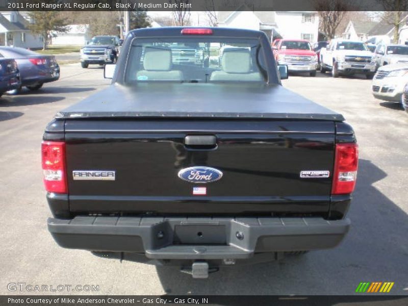 Black / Medium Dark Flint 2011 Ford Ranger XL Regular Cab