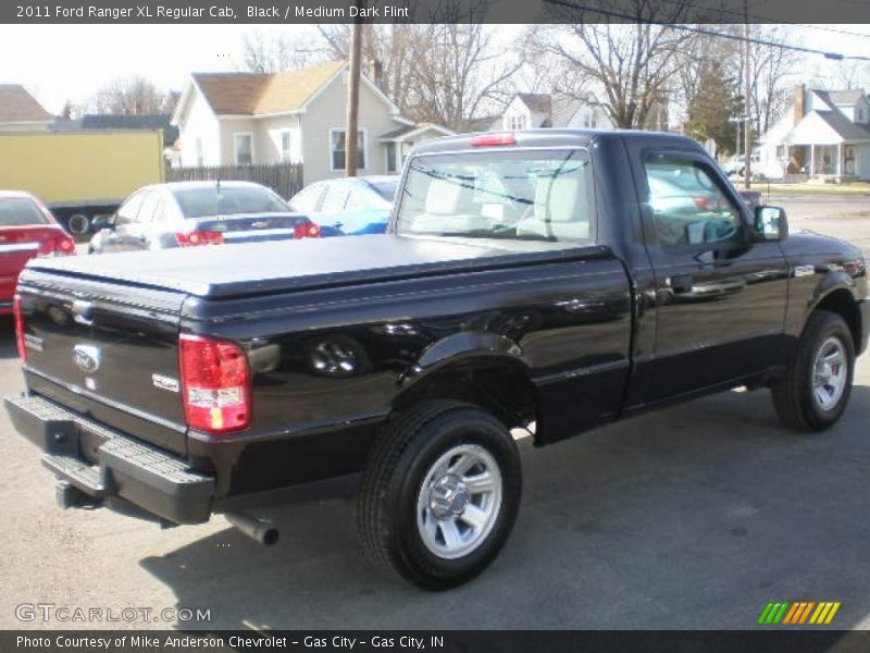 Black / Medium Dark Flint 2011 Ford Ranger XL Regular Cab