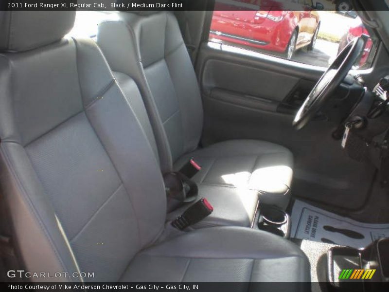 Black / Medium Dark Flint 2011 Ford Ranger XL Regular Cab
