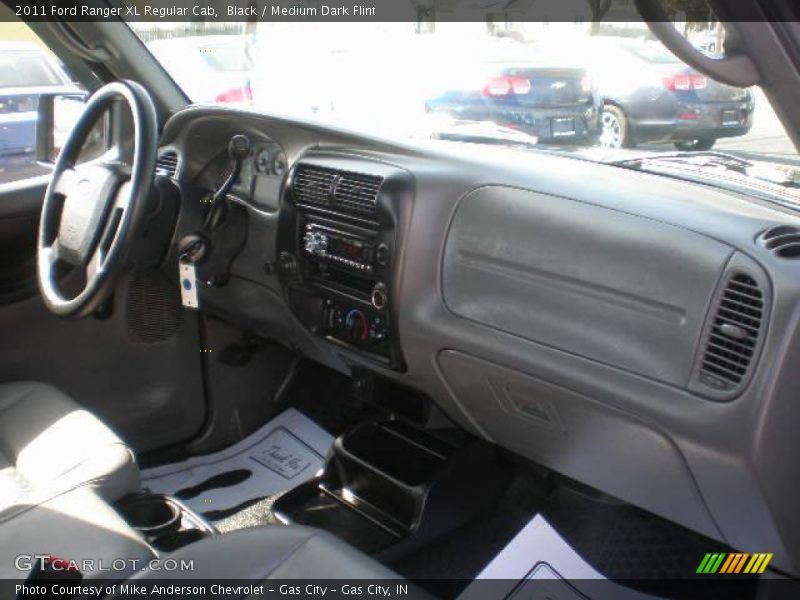 Black / Medium Dark Flint 2011 Ford Ranger XL Regular Cab