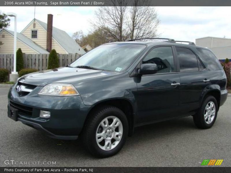 Sage Brush Green Pearl / Ebony 2006 Acura MDX Touring