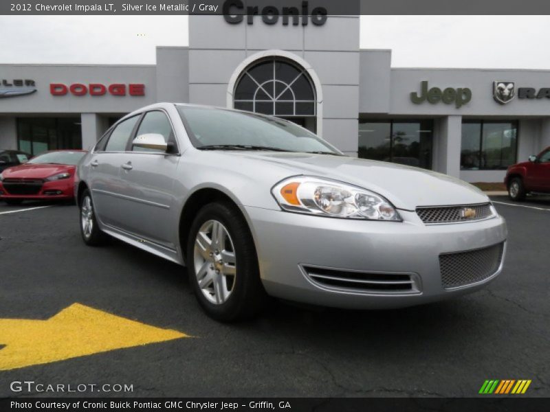 Silver Ice Metallic / Gray 2012 Chevrolet Impala LT