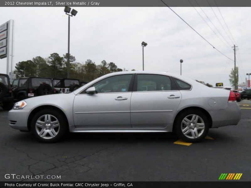 Silver Ice Metallic / Gray 2012 Chevrolet Impala LT
