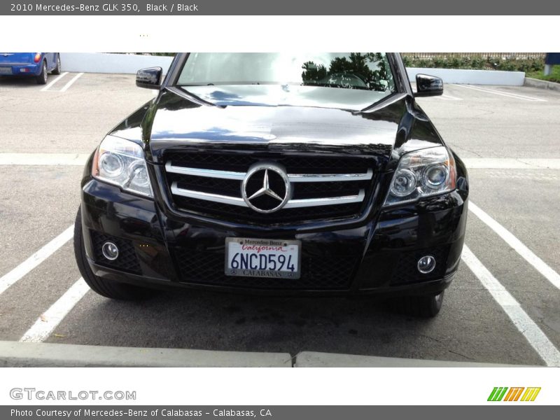 Black / Black 2010 Mercedes-Benz GLK 350