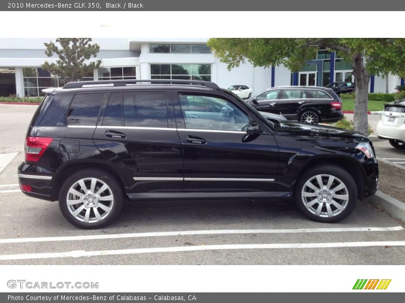 Black / Black 2010 Mercedes-Benz GLK 350