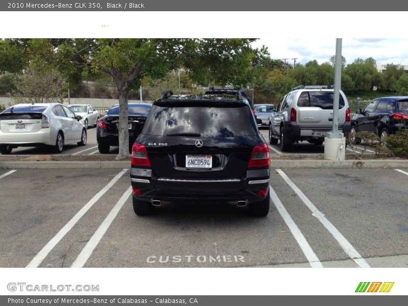 Black / Black 2010 Mercedes-Benz GLK 350
