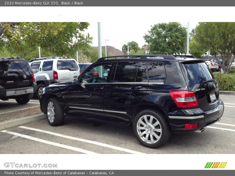 Black / Black 2010 Mercedes-Benz GLK 350
