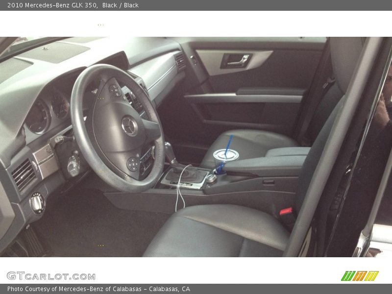 Black / Black 2010 Mercedes-Benz GLK 350