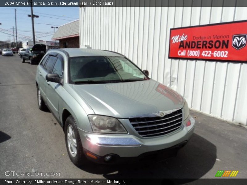 Satin Jade Green Pearl / Light Taupe 2004 Chrysler Pacifica