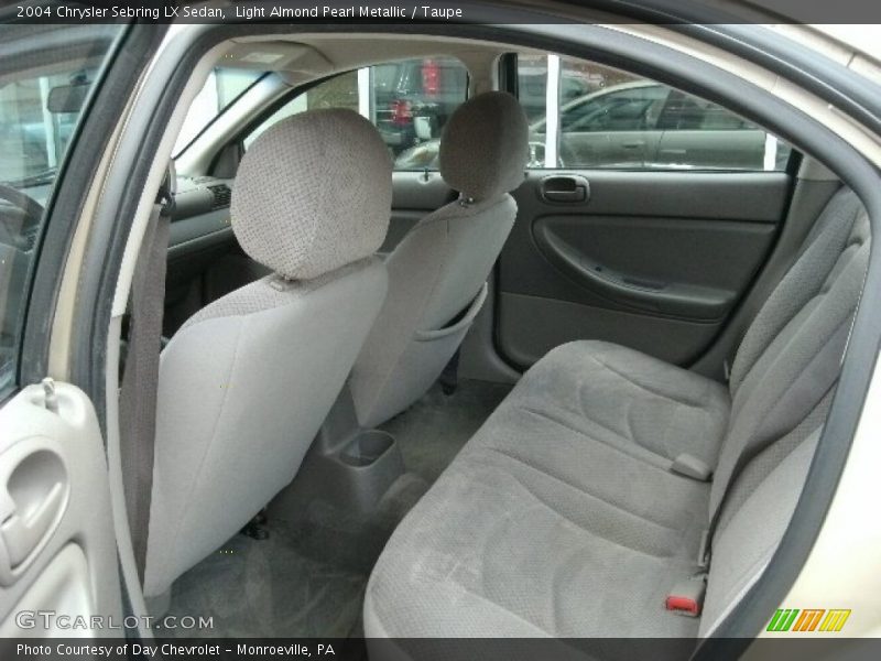 Rear Seat of 2004 Sebring LX Sedan