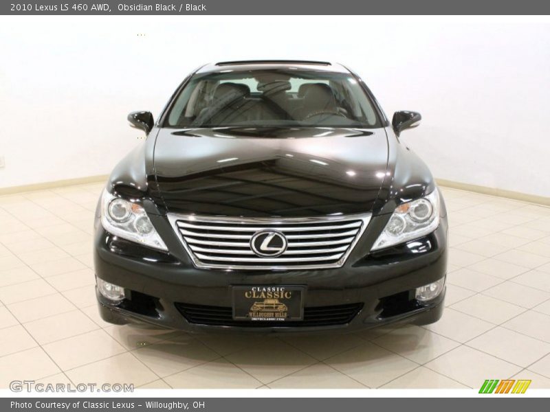 Obsidian Black / Black 2010 Lexus LS 460 AWD