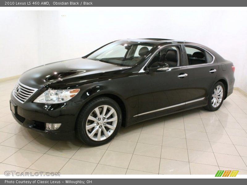 Obsidian Black / Black 2010 Lexus LS 460 AWD