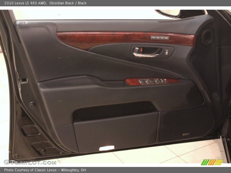 Obsidian Black / Black 2010 Lexus LS 460 AWD