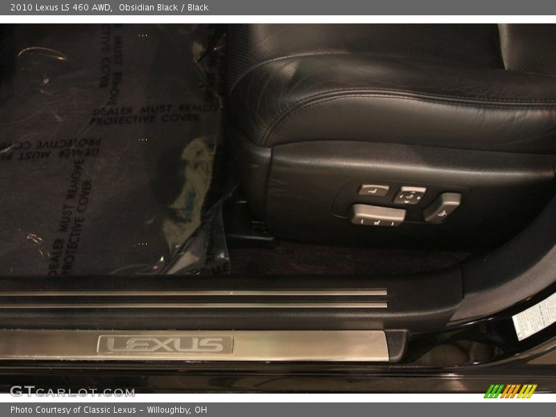 Obsidian Black / Black 2010 Lexus LS 460 AWD