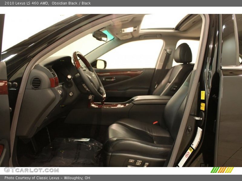 Obsidian Black / Black 2010 Lexus LS 460 AWD