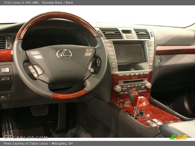 Obsidian Black / Black 2010 Lexus LS 460 AWD