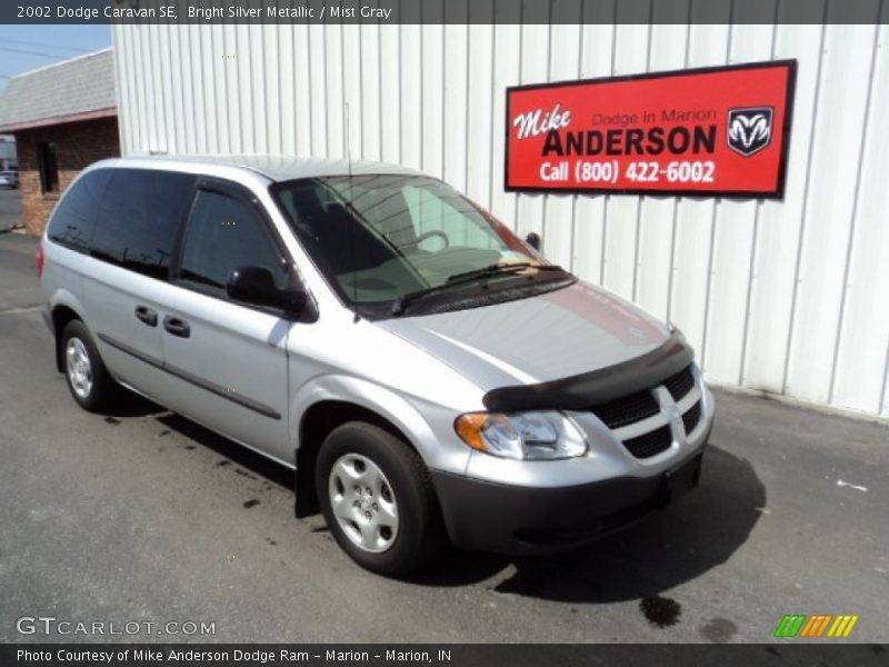 Bright Silver Metallic / Mist Gray 2002 Dodge Caravan SE