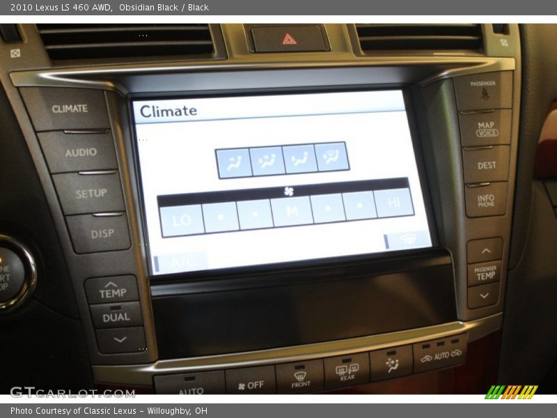 Obsidian Black / Black 2010 Lexus LS 460 AWD