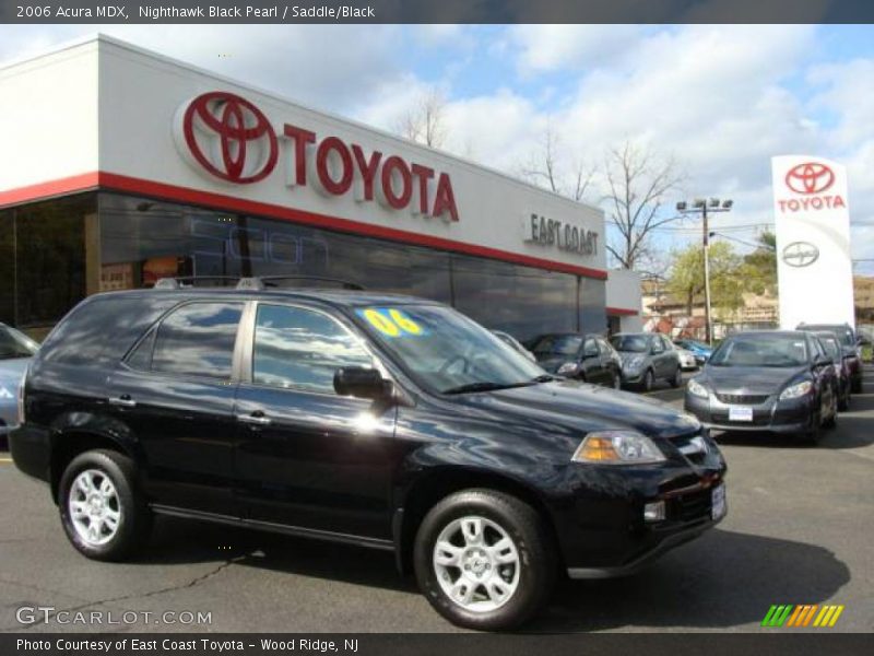 Nighthawk Black Pearl / Saddle/Black 2006 Acura MDX
