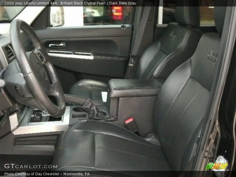 Brilliant Black Crystal Pearl / Dark Slate Gray 2009 Jeep Liberty Limited 4x4
