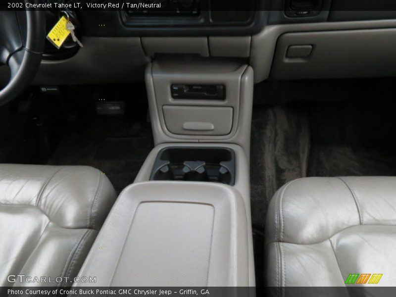 Victory Red / Tan/Neutral 2002 Chevrolet Tahoe LT