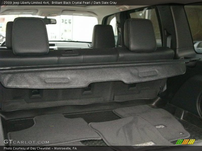 Brilliant Black Crystal Pearl / Dark Slate Gray 2009 Jeep Liberty Limited 4x4