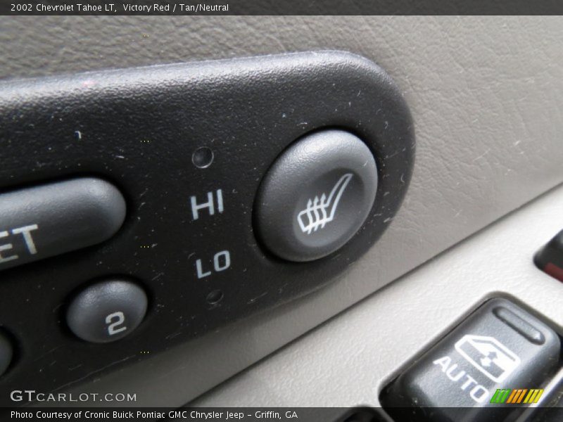 Victory Red / Tan/Neutral 2002 Chevrolet Tahoe LT