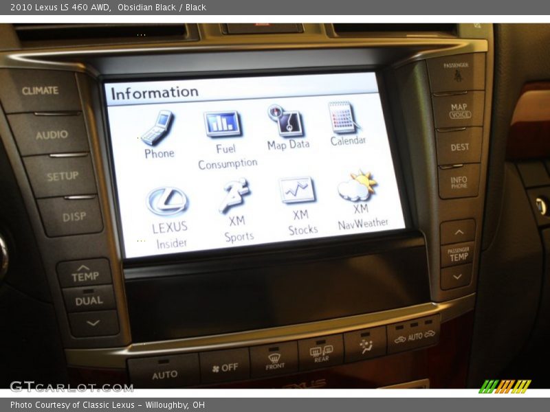 Obsidian Black / Black 2010 Lexus LS 460 AWD