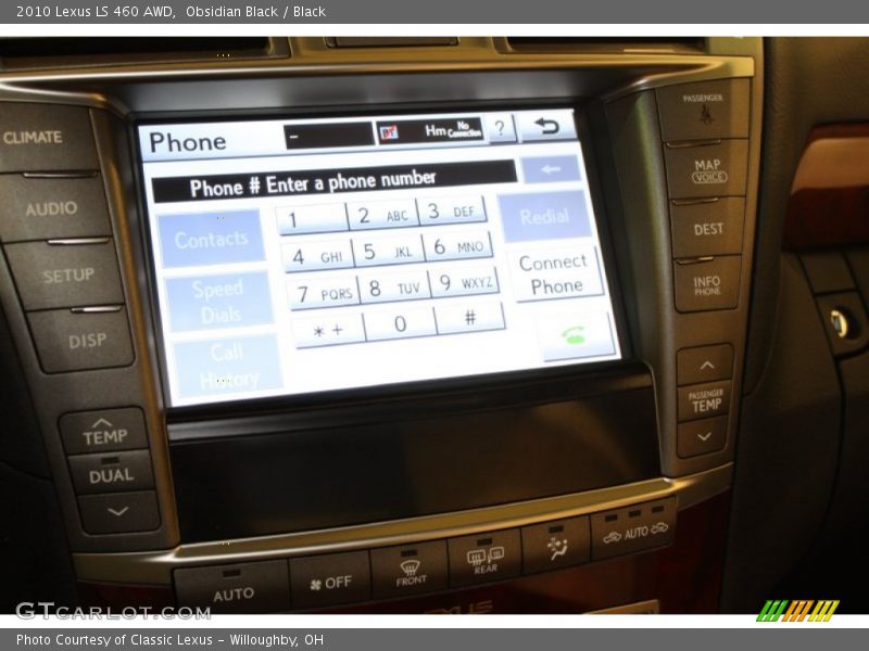 Obsidian Black / Black 2010 Lexus LS 460 AWD