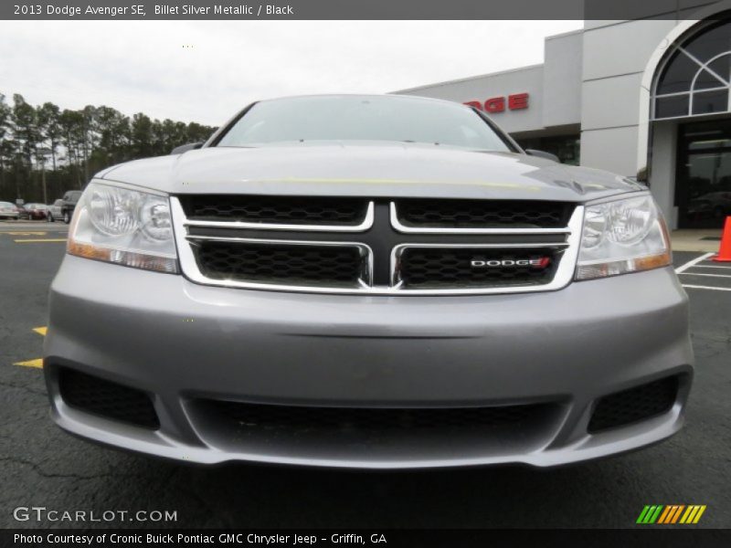 Billet Silver Metallic / Black 2013 Dodge Avenger SE