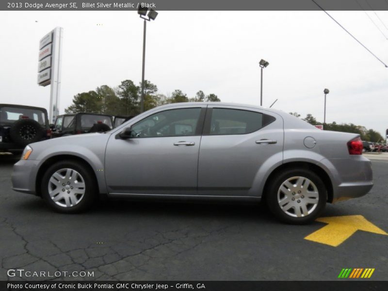 Billet Silver Metallic / Black 2013 Dodge Avenger SE