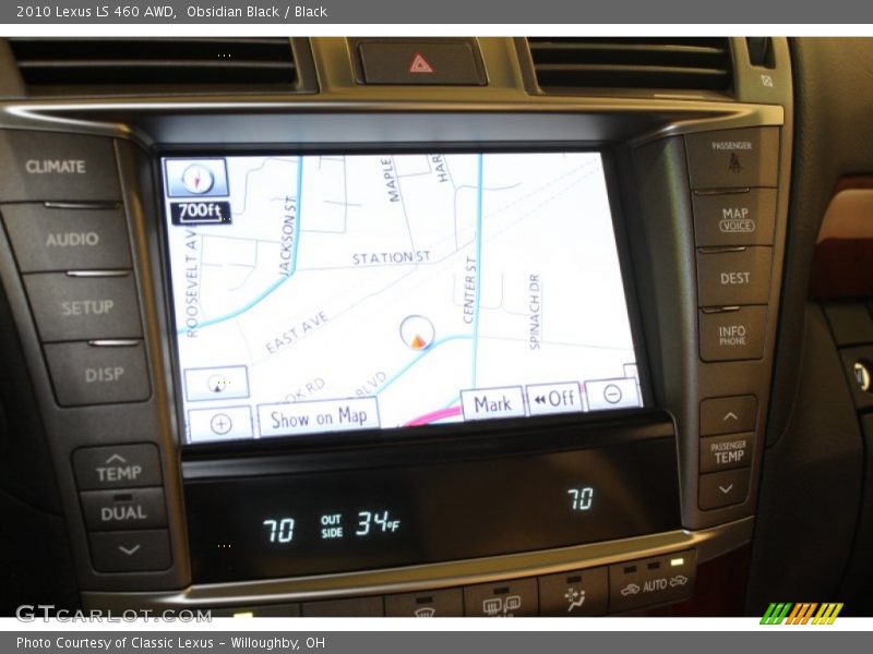 Obsidian Black / Black 2010 Lexus LS 460 AWD