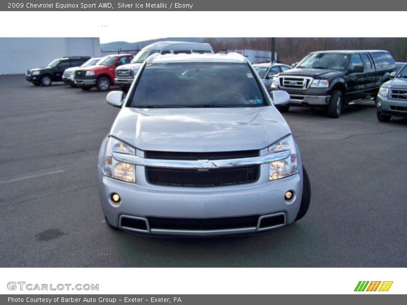Silver Ice Metallic / Ebony 2009 Chevrolet Equinox Sport AWD