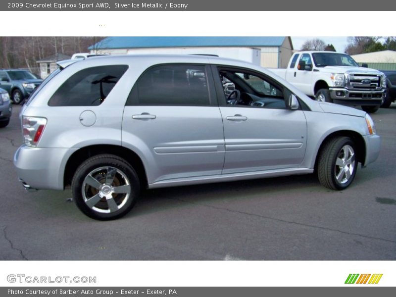 Silver Ice Metallic / Ebony 2009 Chevrolet Equinox Sport AWD