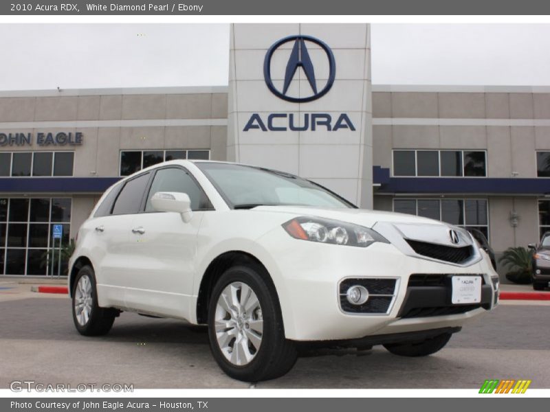 White Diamond Pearl / Ebony 2010 Acura RDX