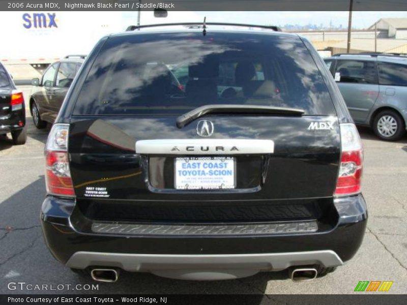 Nighthawk Black Pearl / Saddle/Black 2006 Acura MDX