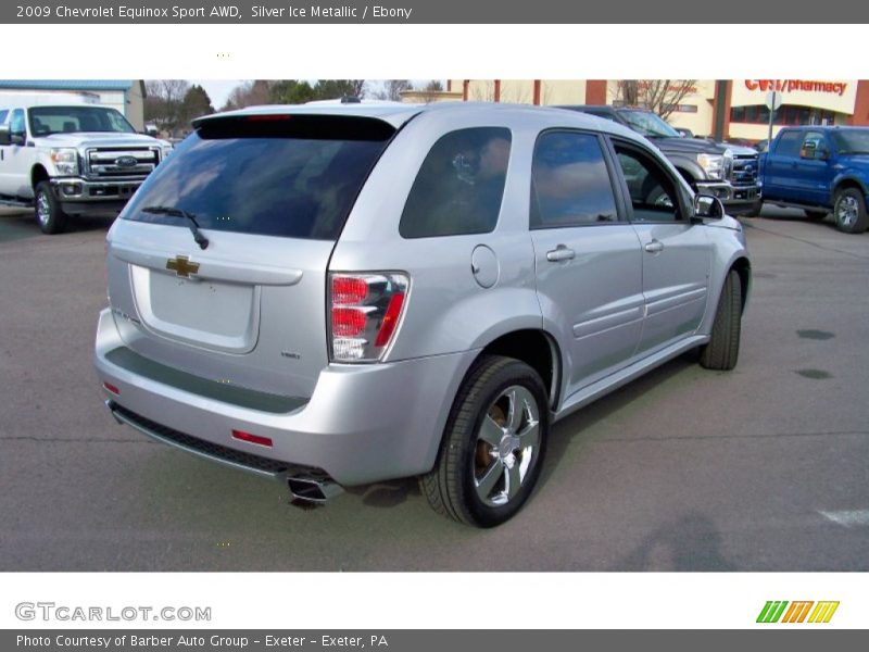 Silver Ice Metallic / Ebony 2009 Chevrolet Equinox Sport AWD