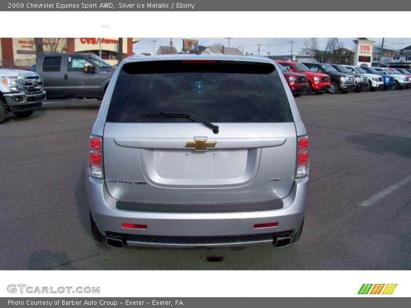 Silver Ice Metallic / Ebony 2009 Chevrolet Equinox Sport AWD