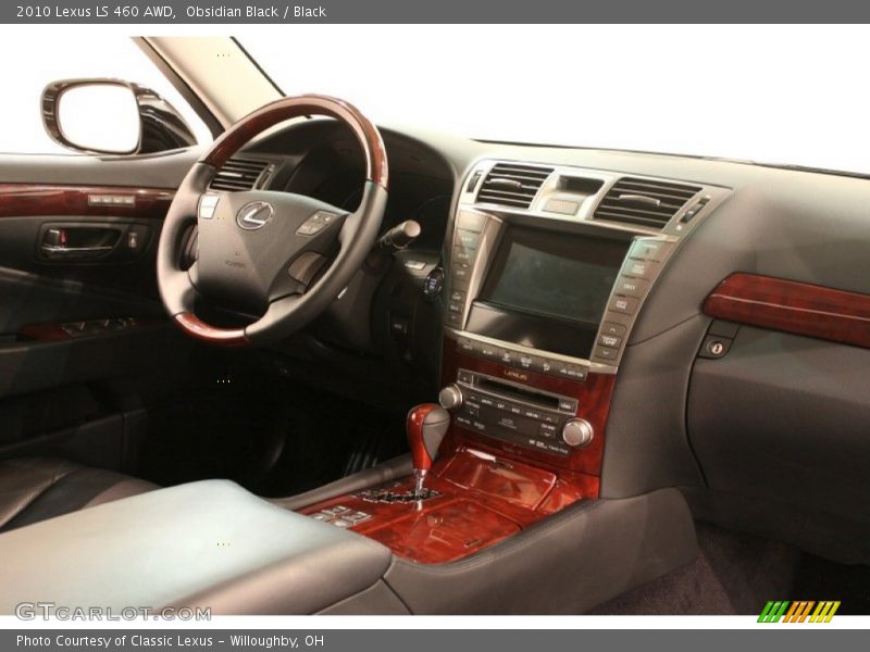 Obsidian Black / Black 2010 Lexus LS 460 AWD