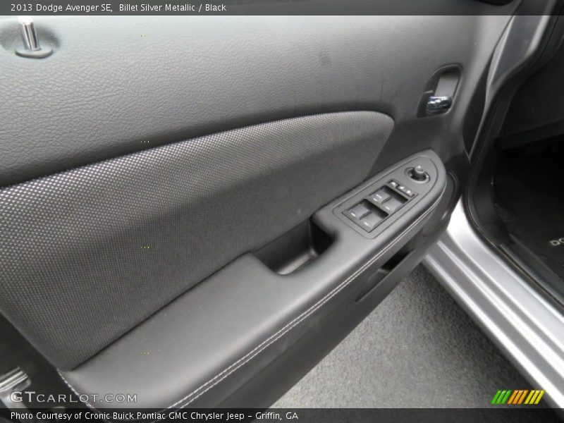 Billet Silver Metallic / Black 2013 Dodge Avenger SE