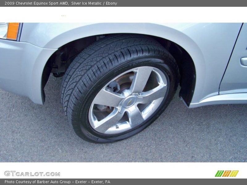 Silver Ice Metallic / Ebony 2009 Chevrolet Equinox Sport AWD