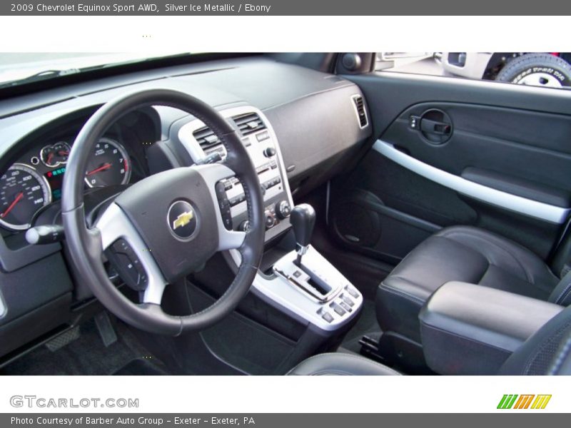 Silver Ice Metallic / Ebony 2009 Chevrolet Equinox Sport AWD