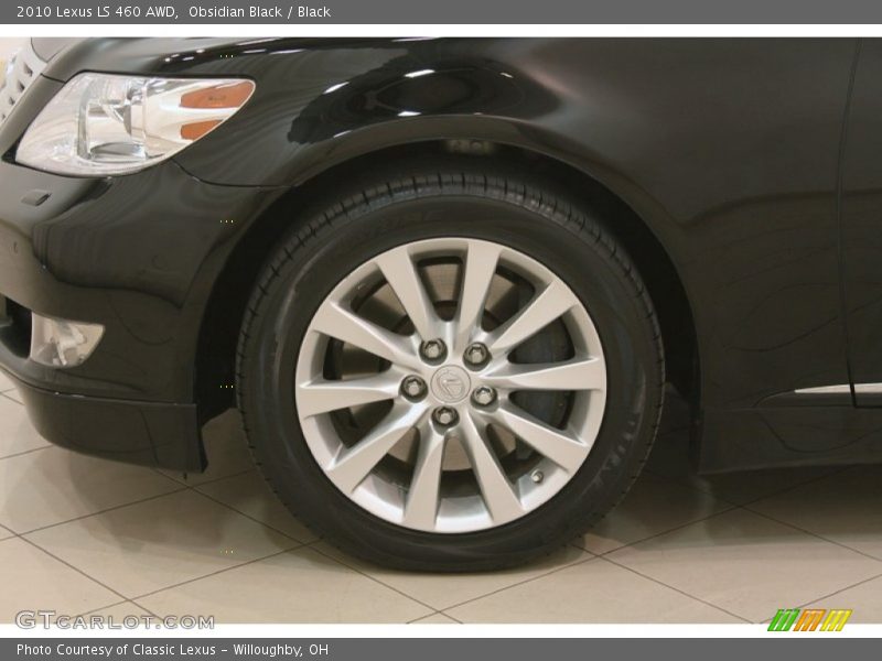 Obsidian Black / Black 2010 Lexus LS 460 AWD