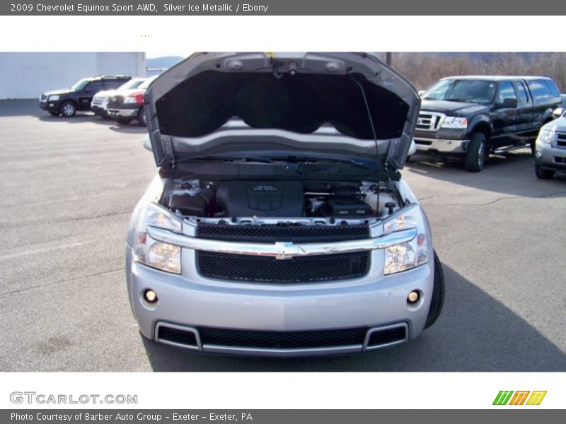 Silver Ice Metallic / Ebony 2009 Chevrolet Equinox Sport AWD
