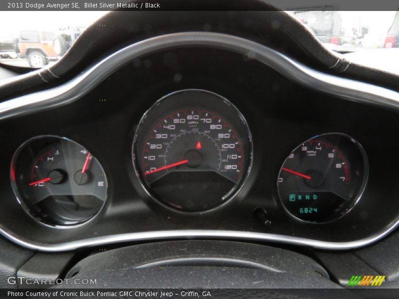 Billet Silver Metallic / Black 2013 Dodge Avenger SE