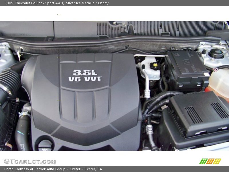 Silver Ice Metallic / Ebony 2009 Chevrolet Equinox Sport AWD